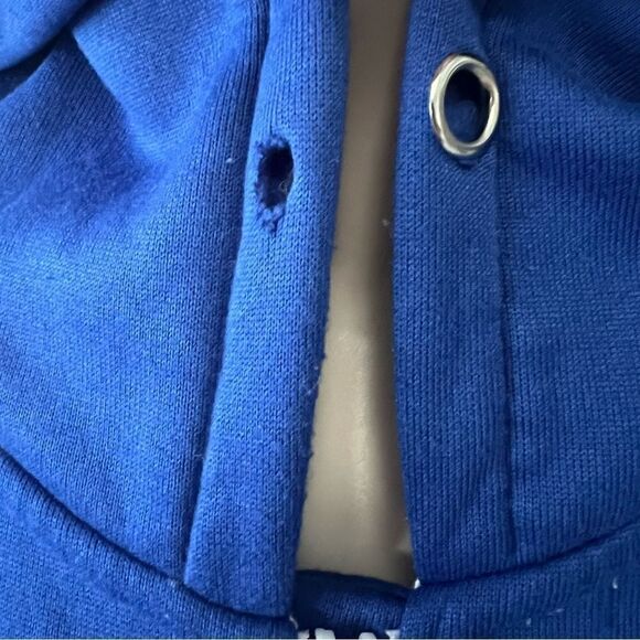 Superman One Piece Hooded Fleece PJ's Size XXL - Picture 4 of 7